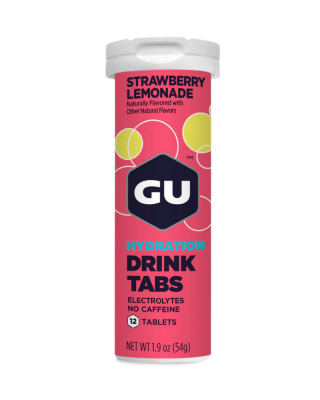 GU Hydration Drink Tabs (12tabliet) - Strawberry Lemonade